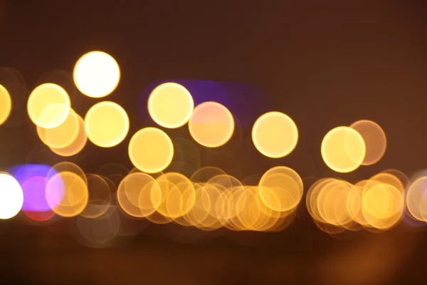 Luces abstractas de la ciudad nocturna — Foto de Stock