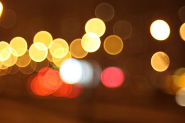 Soyut ışıklar, flash, gece şehir