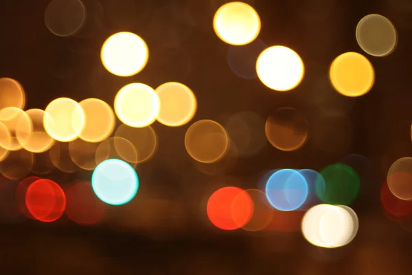 Luces abstractas, flash, ciudad nocturna — Foto de Stock