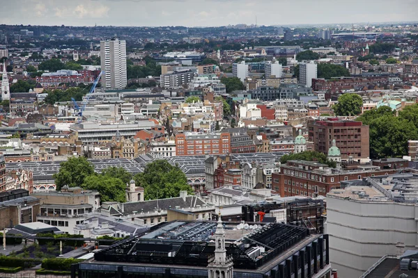 Above London with St Paul's Cathedral, UK — Stock Photo, Image