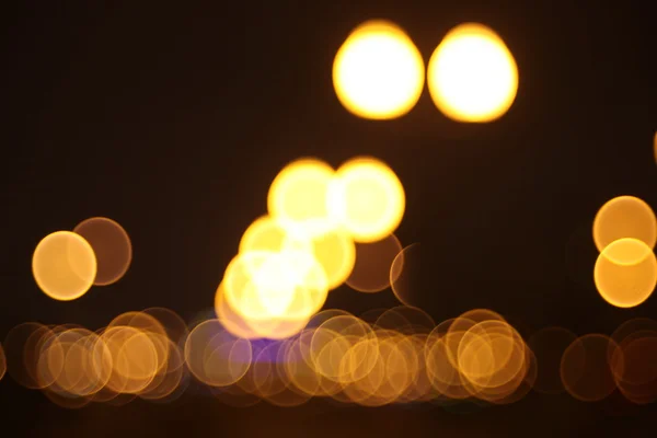 Abstrato luzes, flash, cidade noturna — Fotografia de Stock