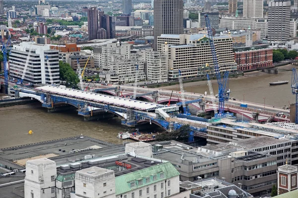 Above London with St Paul's Cathedral, UK — Stock Photo, Image