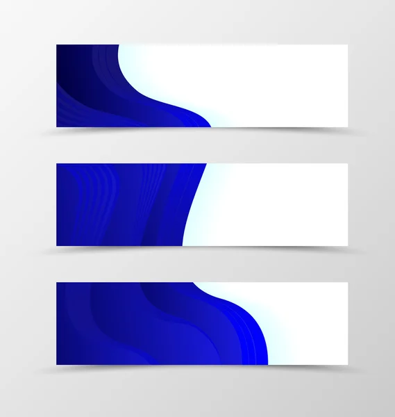 Set ontwerp van de banner. — Stockvector