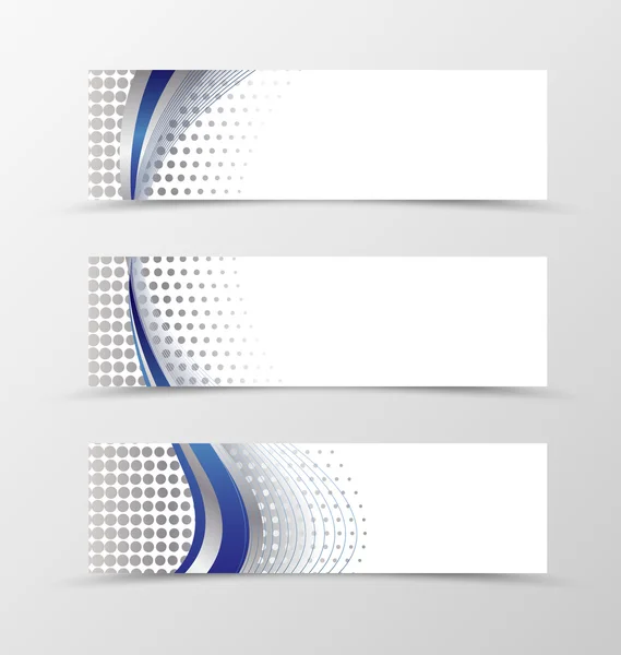 Set ontwerp van de banner — Stockvector