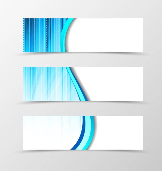 Conjunto de diseño de espectro de banner — Vector de stock