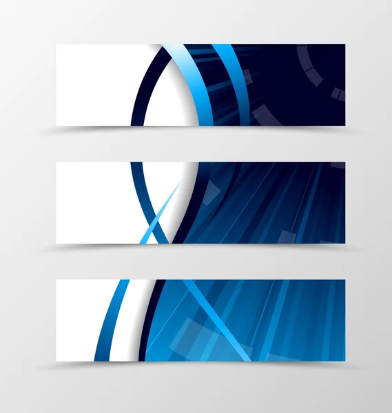 Set van spectrum ontwerp van de banner — Stockvector