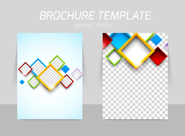 Modèle de flyer arrière et avant — Image vectorielle