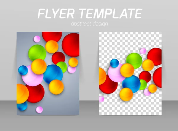 Template voor de flyer — Stockvector