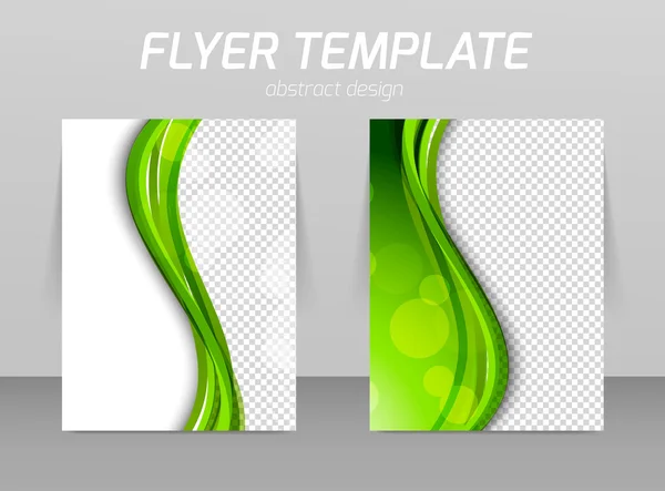 Flyer template — Stock Vector