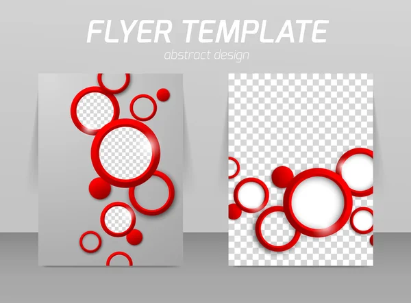 フライヤーのデザイン テンプレート — ストックベクタ
