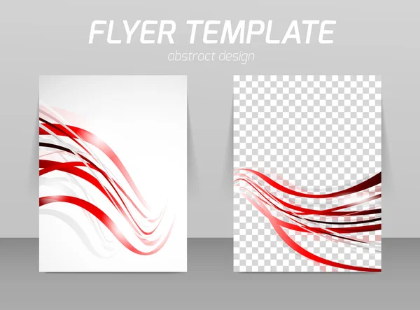 Flyer template — Stock Vector