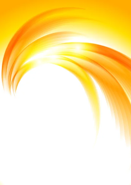 Fondo naranja soleado abstracto — Vector de stock