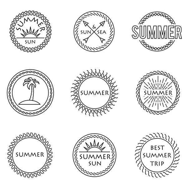 Set of stamp — Stock Vector