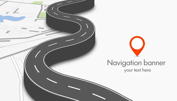 Navigatie concept — Stockvector