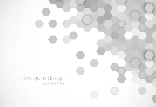 Hexagons arrière-plan — Image vectorielle