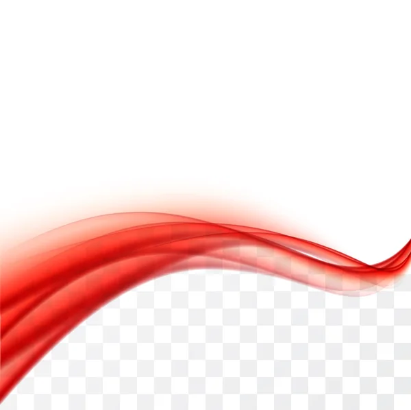 Red wave vector — Stock Vector