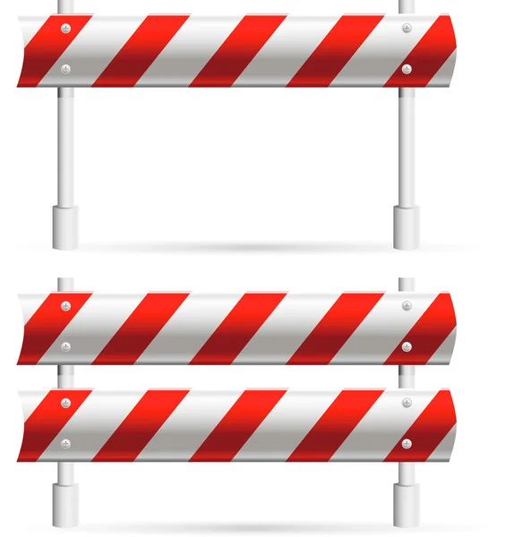 Protecting road barrier — Stock Vector