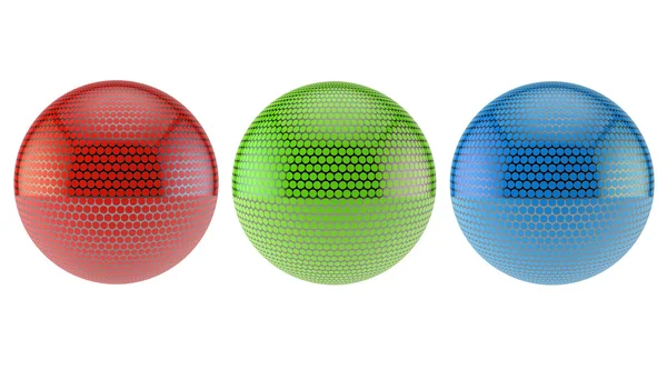 RGB-bollen — Stockfoto