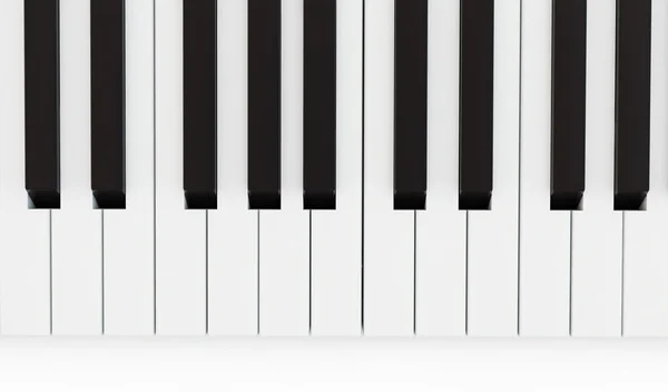 Klaviatur eines Klaviers — Stockfoto
