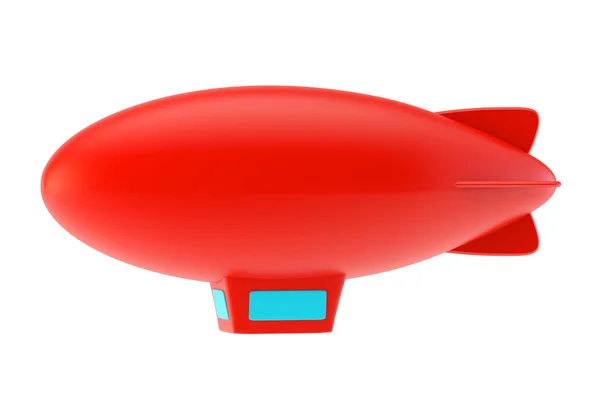Rotes abstraktes Luftschiff — Stockfoto
