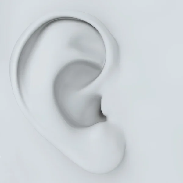 Close up of an ear of the person — Stock Photo, Image