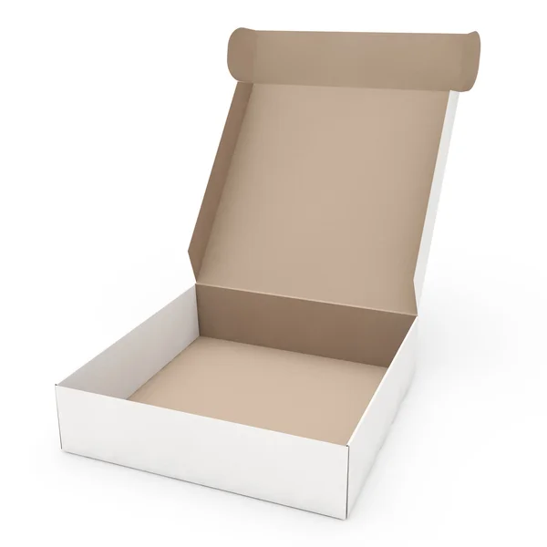 Open cardboard box — Stock Photo, Image