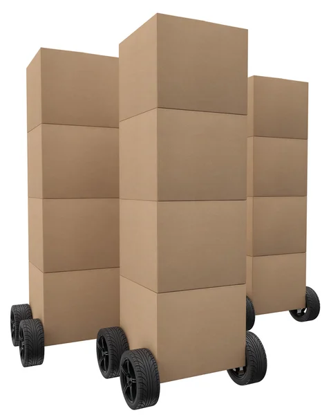 Warehouse on wheels — Stockfoto