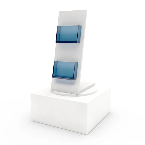 Exposição em um pedestal — Fotografia de Stock