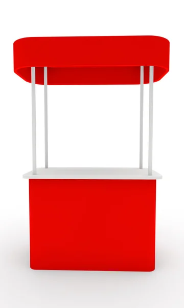 Red stand — Stock Photo, Image