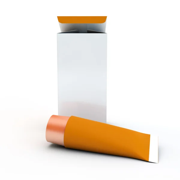 Orange tube — Stock Photo, Image