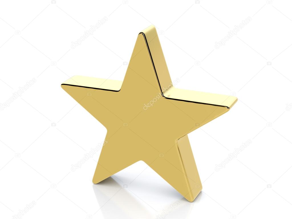 Golden star symbol