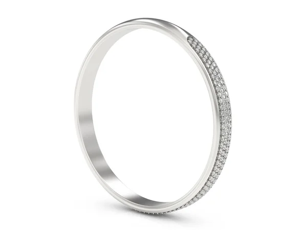 Ékszerek gyűrű, fehér — Stock Fotó