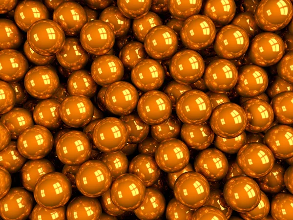 Balls orange glossy — Stock Photo, Image