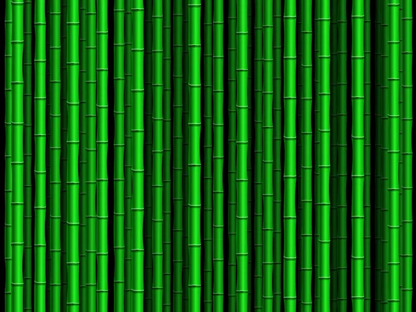 Fond de bambou vert — Image vectorielle