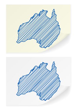 Avustralya karalama harita