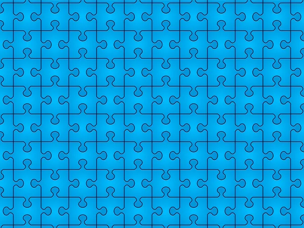 Blauer Puzzle-Hintergrund — Stockvektor