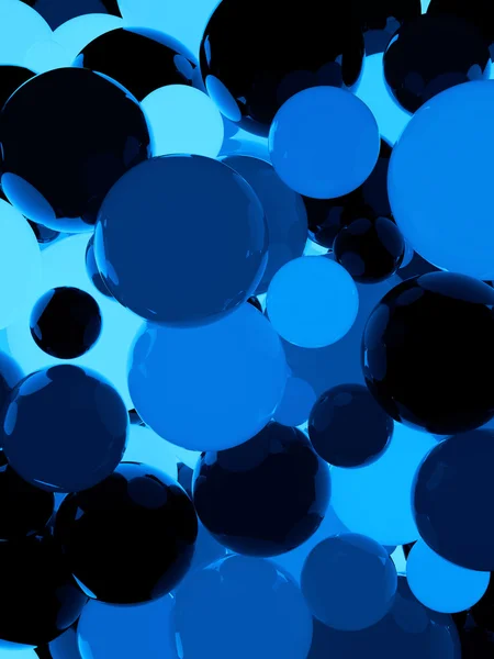 Fundo esfera azul brilhante — Fotografia de Stock