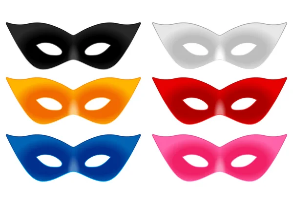 Карнавальні маски набір — стоковий вектор