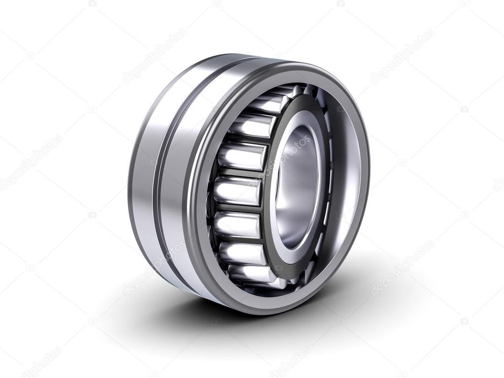 Roller bearing on white