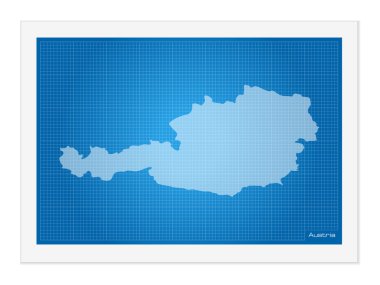 Planı üzerinde Avusturya