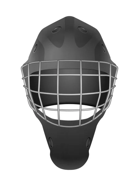 Hockey Goalie Mask White Background 일러스트 — 스톡 벡터