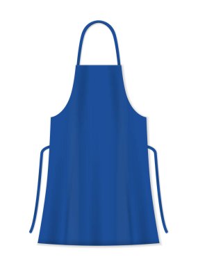 Kitchen apron on a white background. Vector illustration. clipart