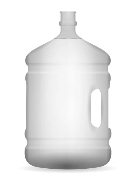 Пляшка Води Білому Тлі Векторні Ілюстрації — стоковий вектор