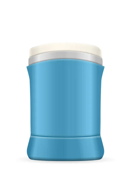 Plak Deodorant Een Witte Achtergrond Vectorillustratie — Stockvector