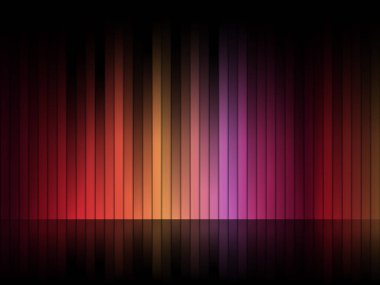 Renk çizgileri tarafından oluşturulan soyut arkaplan. Vektör illüstrasyonu.