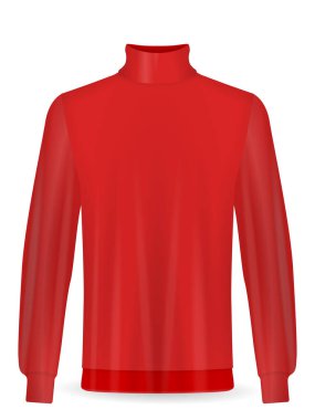 Beyaz arka planda eşofman üstü. Vektör illüstrasyonu.