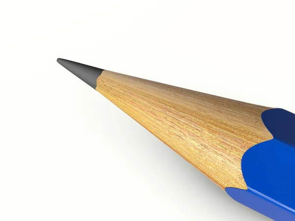 Pencil White Background Illustration — Stock Photo, Image