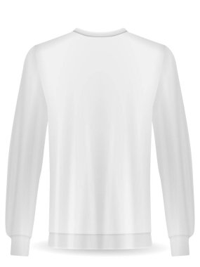 Beyaz arka planda eşofman üstü. Vektör illüstrasyonu.