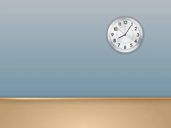 Clock Home Wall Vector Illustration — 图库矢量图片