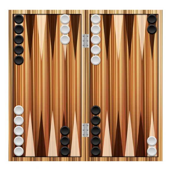 Backgammon — Vector de stock